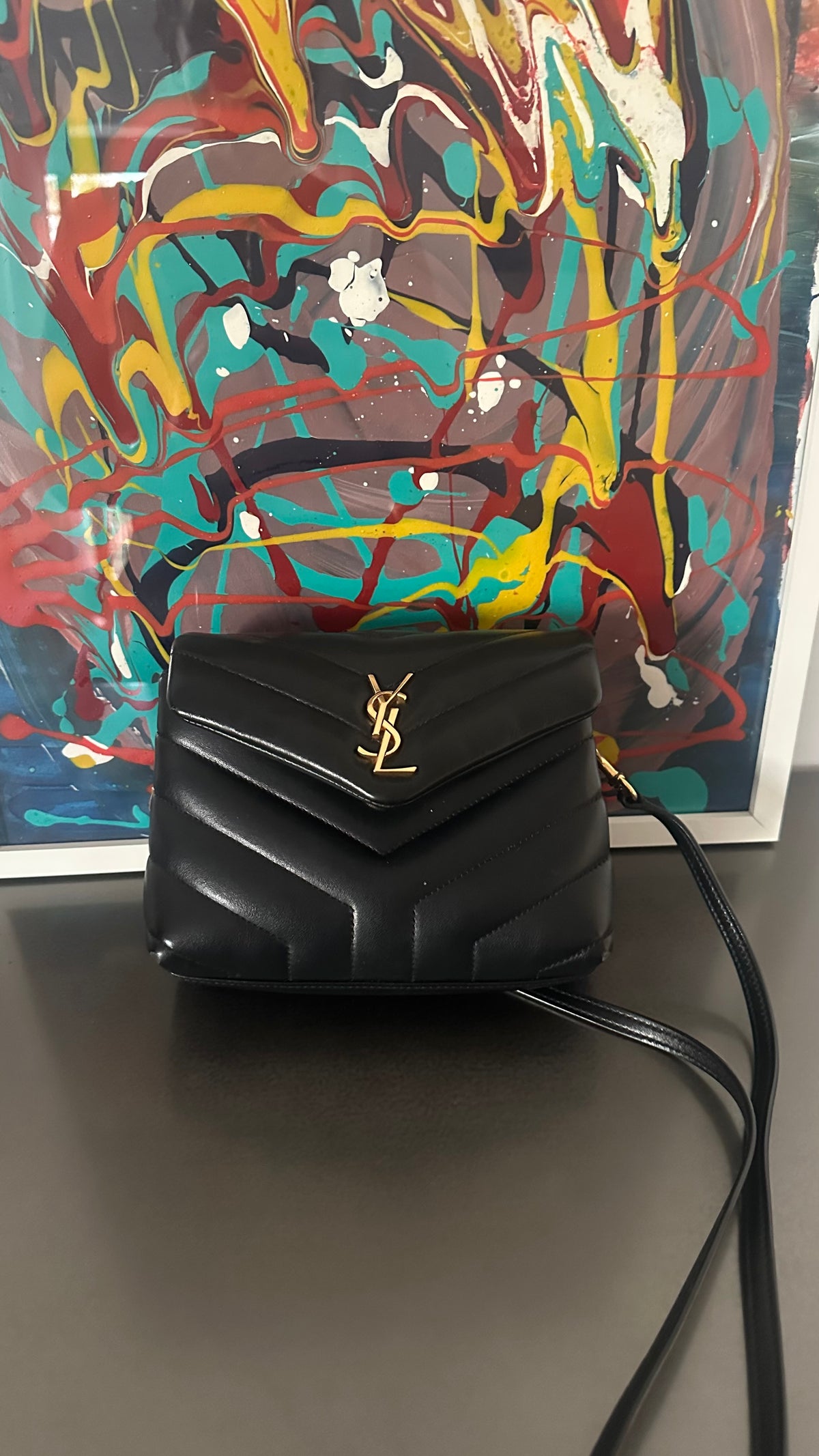 Saint Laurent Loulou Toy – Pelle Nera