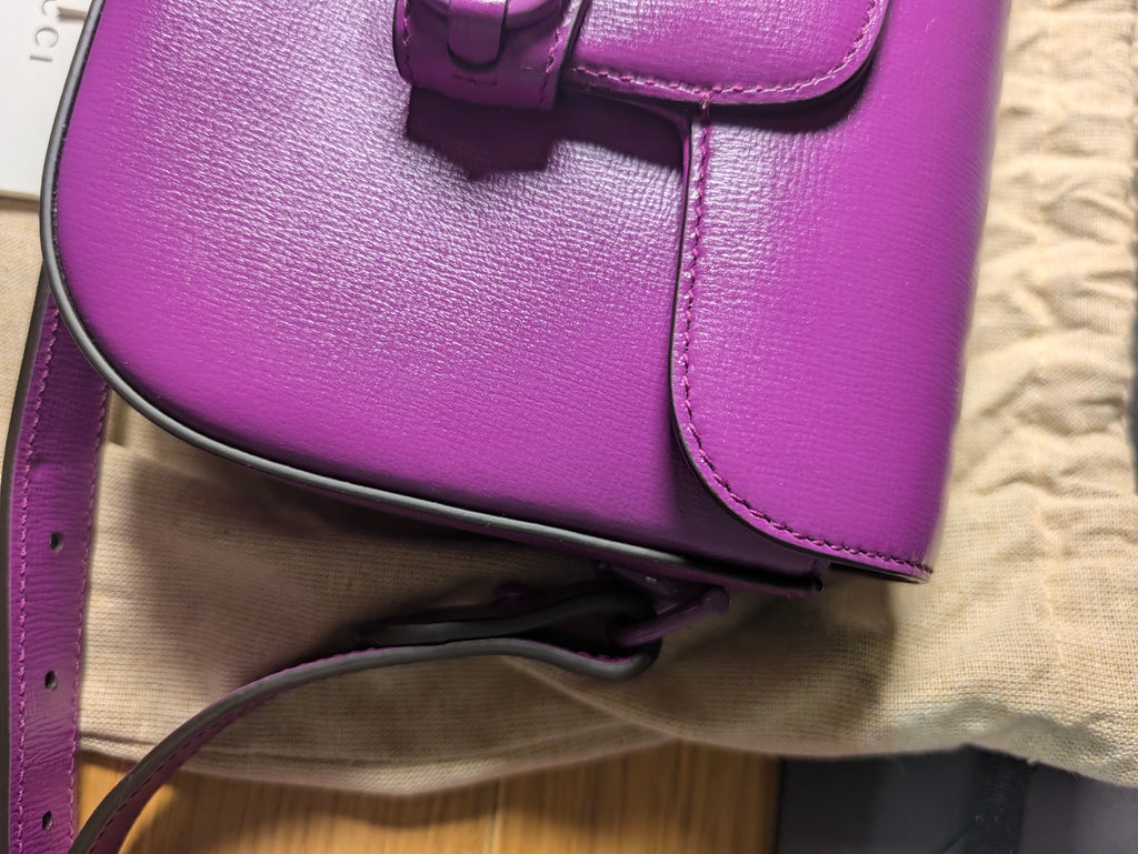 Gucci borsa fucsia Horsebit 1955