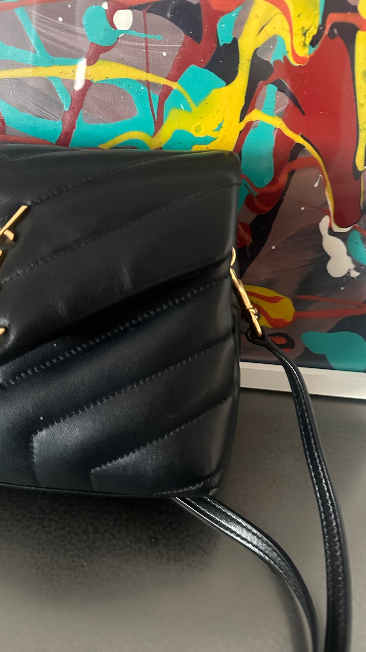 Saint Laurent Loulou Toy – Pelle Nera