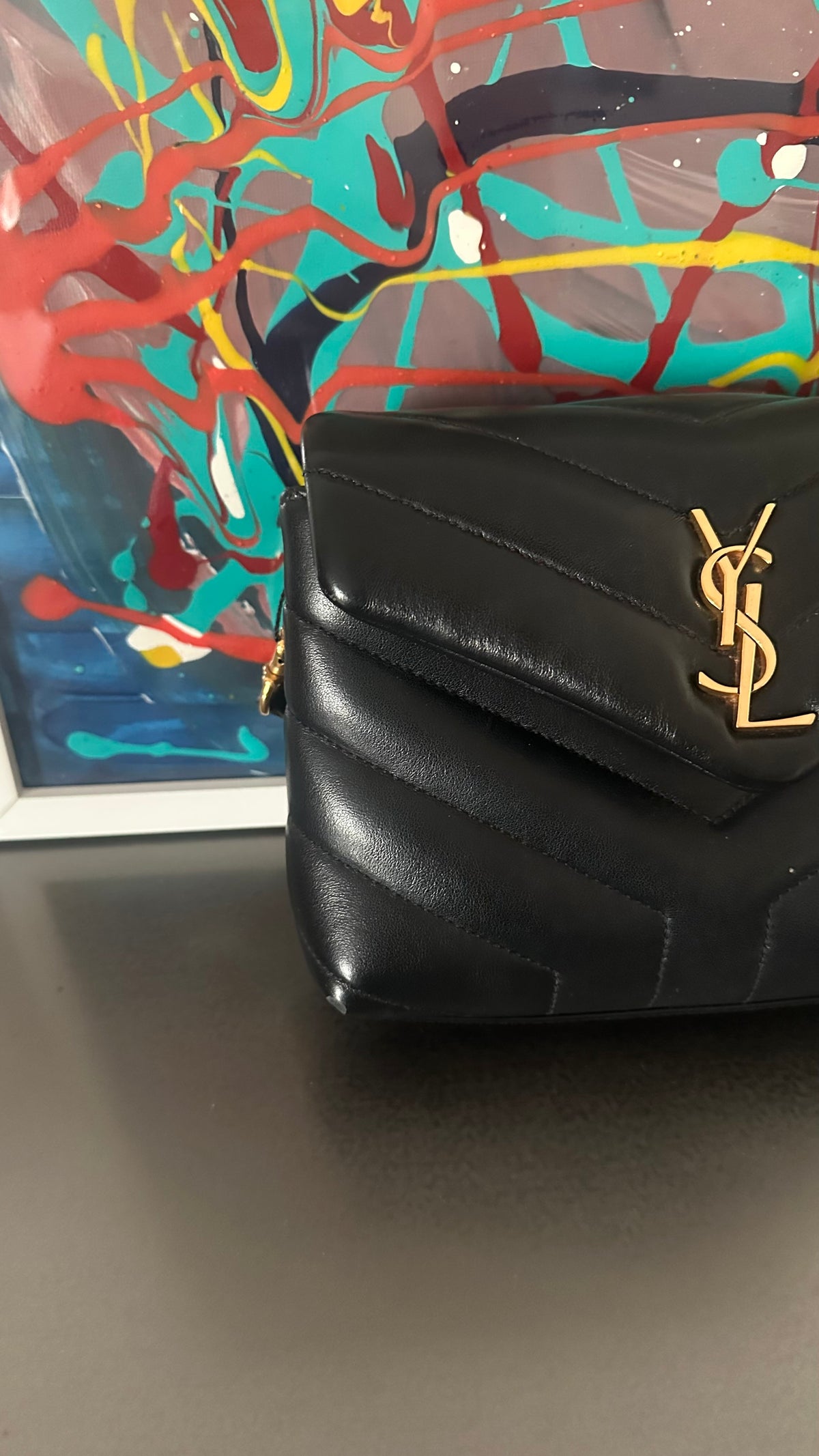 Saint Laurent Loulou Toy – Pelle Nera