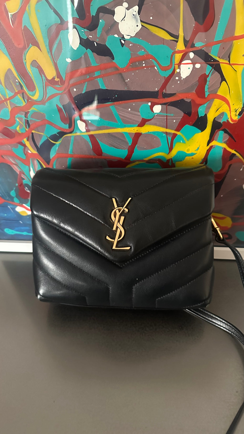 Saint Laurent Loulou Toy – Pelle Nera