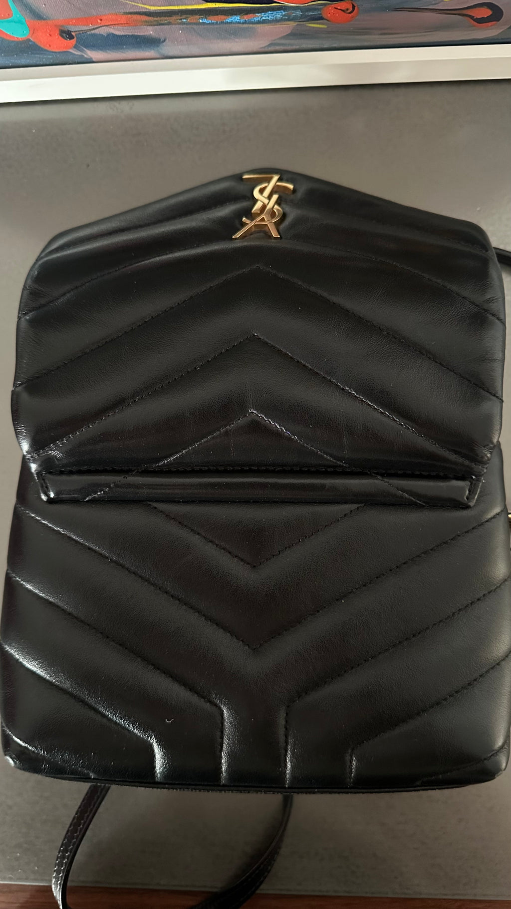 Saint Laurent Loulou Toy – Pelle Nera
