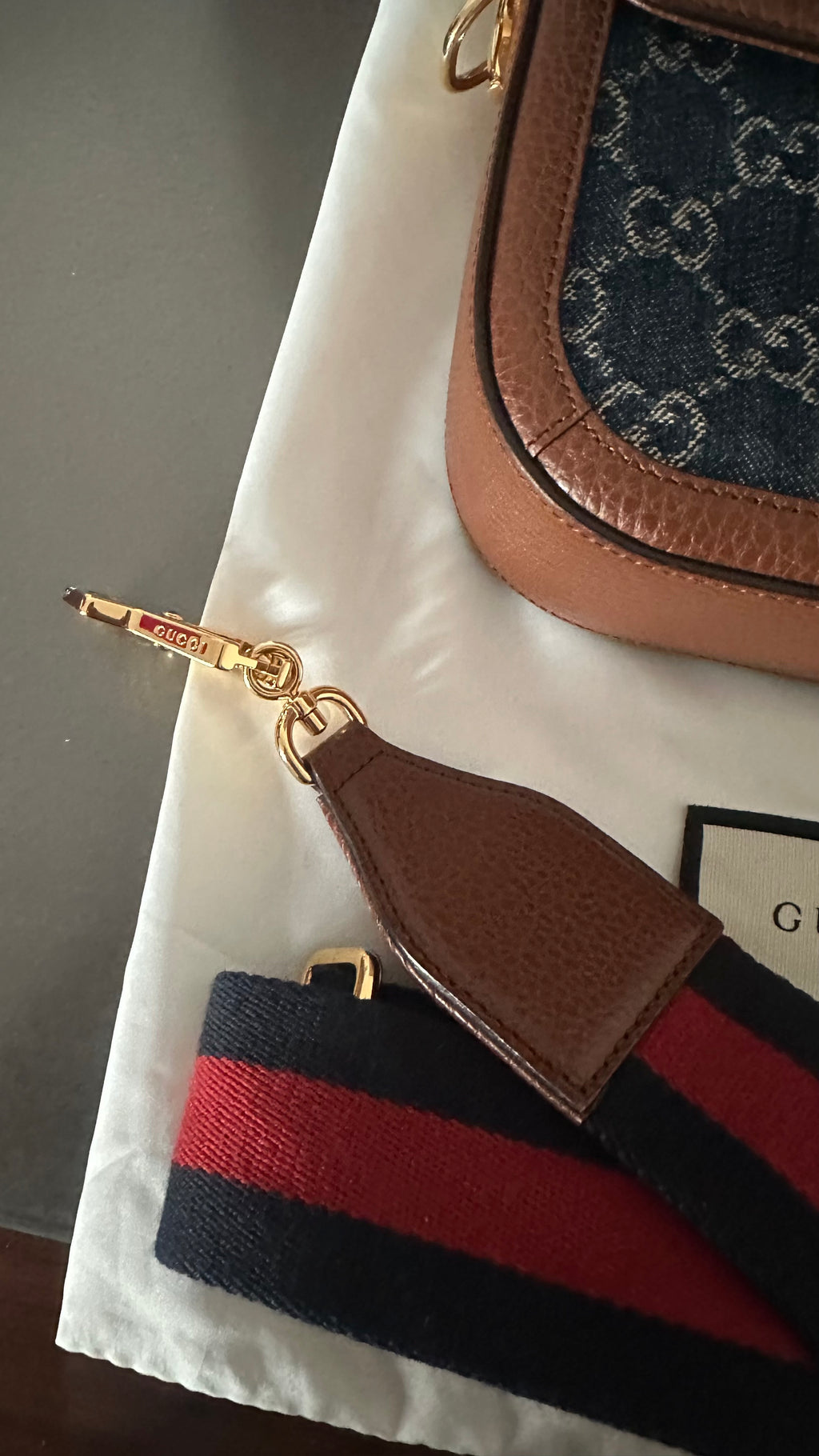 Gucci Horsebit 1955 – GG Denim Blu