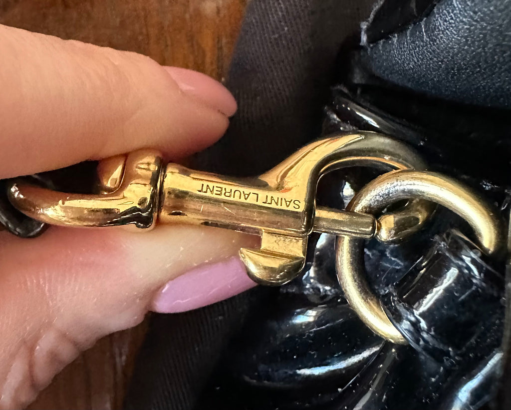 Saint Laurent LouLou Toy – Vernice Nera