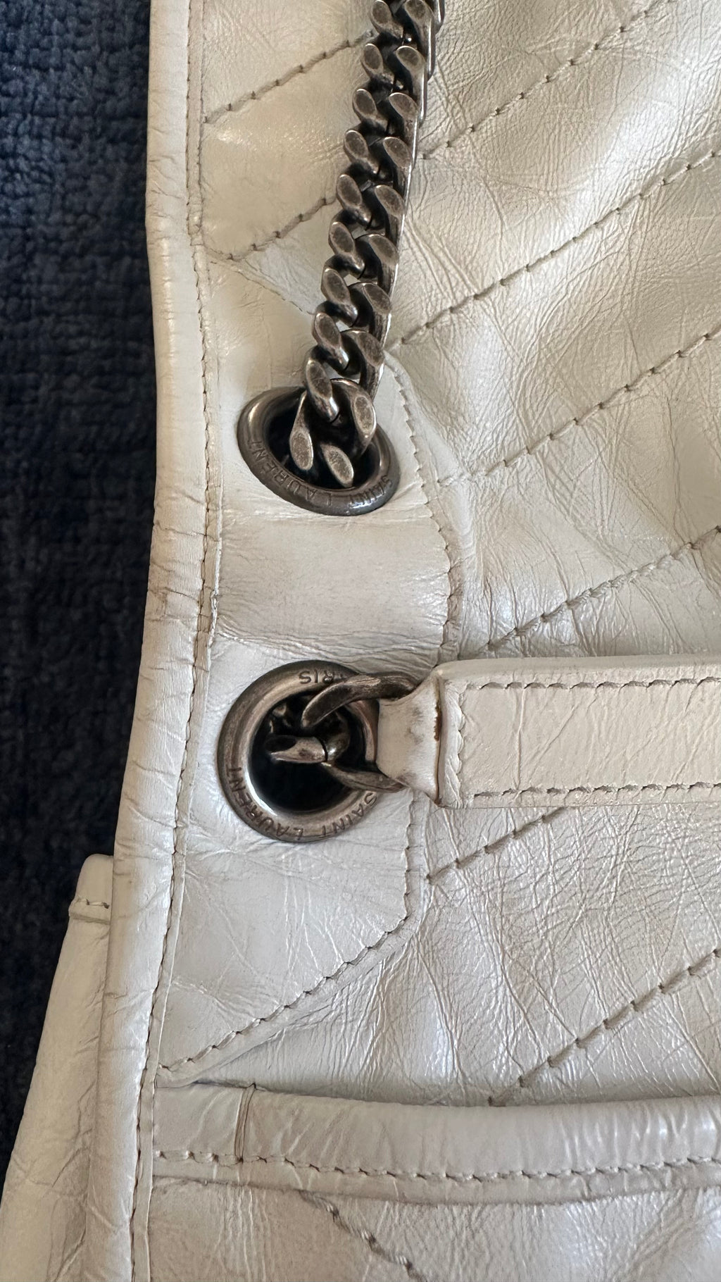 Saint Laurent Niki Bag Avorio – Seconda Mano
