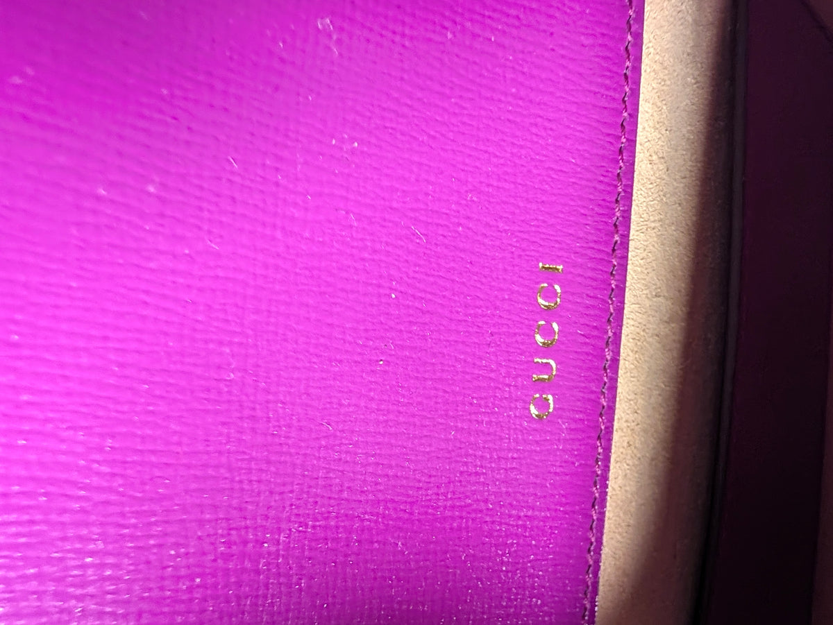 Gucci borsa fucsia Horsebit 1955